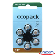 imagem de BATERIA DE SURDEZ ECOPACK 312 (6 PCS)