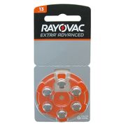 imagem de BATERIA DE SURDEZ RAYOVAC 13 BLX6