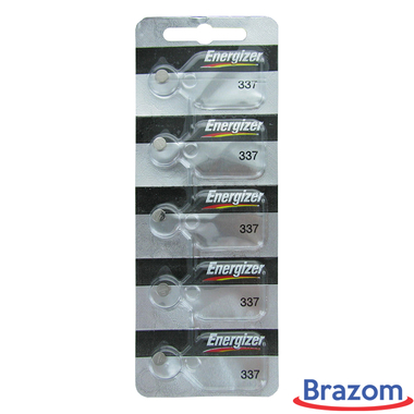 Bateria Energizer 337 / SR416SW Cartela com 5 unidades