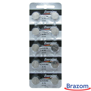 BATERIA ENERGIZER LR44 / A76 (10 PCS) - LAMINADA - Energizer