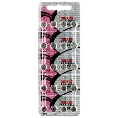 BATERIA MAXELL 321 / SR616SW (20 PCS)