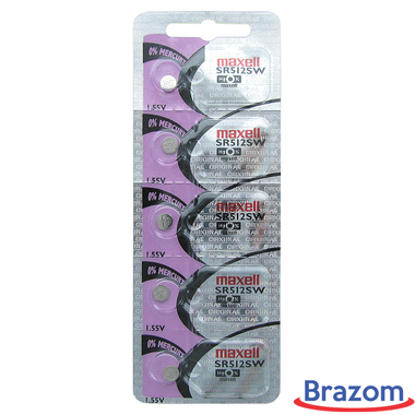 BATERIA MAXELL 335 / SR512SW (5 PCS) - Maxell