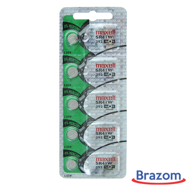 BATERIA MAXELL 392 / SR41W (5 PCS)