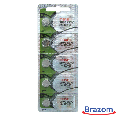 BATERIA MAXELL 394 / SR936SW (5 PCS) - Maxell