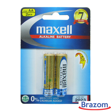 BATERIA MAXELL AA (2 PCS)