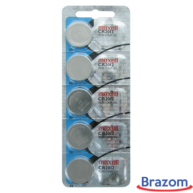 BATERIA MAXELL CR2012 (5 PCS) - LAMINADA - Maxell