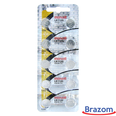 BATERIA MAXELL LR1120 / 191 (10 PCS) - LAMINADA