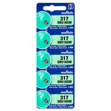 BATERIA MURATA 317 / SR516SW (5 PCS)