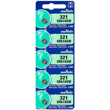 BATERIA MURATA 321 / SR616SW (5 PCS)