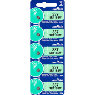 BATERIA MURATA 337 / SR416SW (5 PCS)