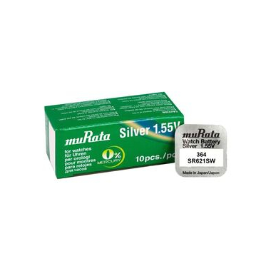 BATERIA MURATA 364 / SR621SW (10PCS) - MURATA