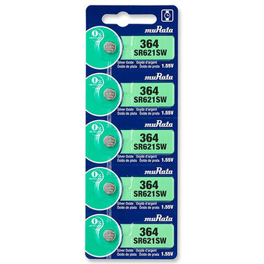 BATERIA MURATA 364 / SR621SW (5 PCS) - MURATA
