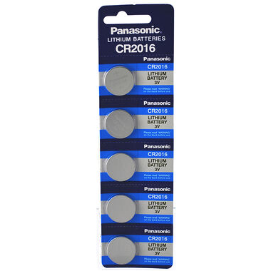 Bateria Panasonic CR2016 (5 PCS)