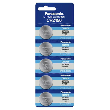 BATERIA PANASONIC CR2450 (5 PCS)